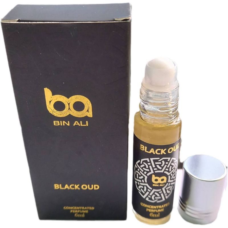 Parfum Black Oud 6ML Non Alcohol - Minyak Wangi Arabian Full Bibit