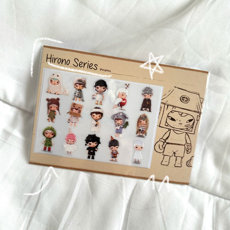 

hirono mini stickers ༄ ☆⋆ [READ DESC]