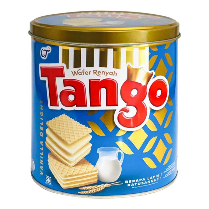 

Tango Wafer Rasa Vanila kaleng 240gr