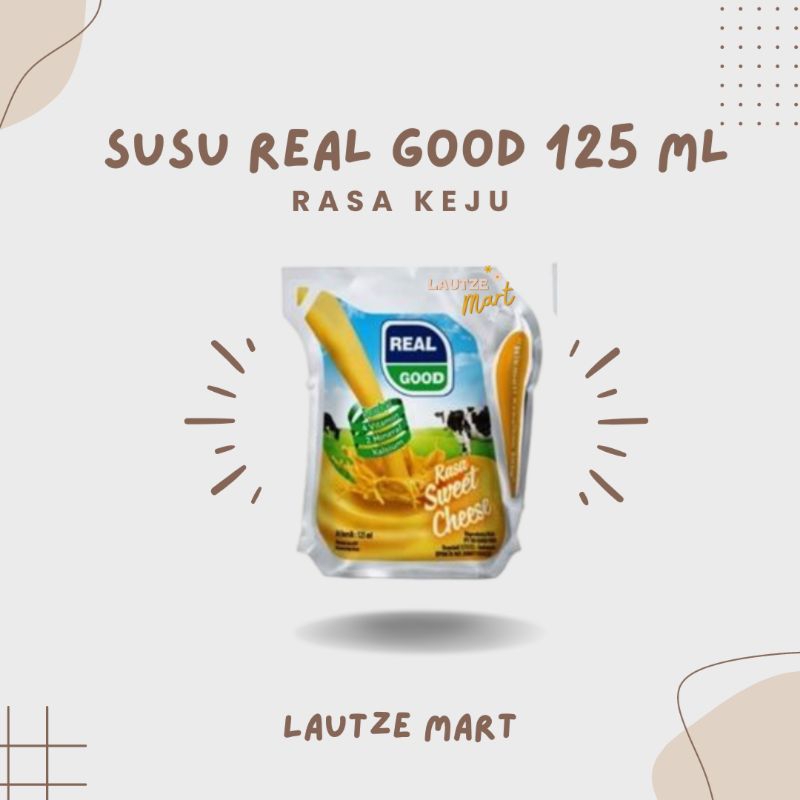 

Susu Real Good Pouch Rasa Keju/Sweet Cheese 125 ml