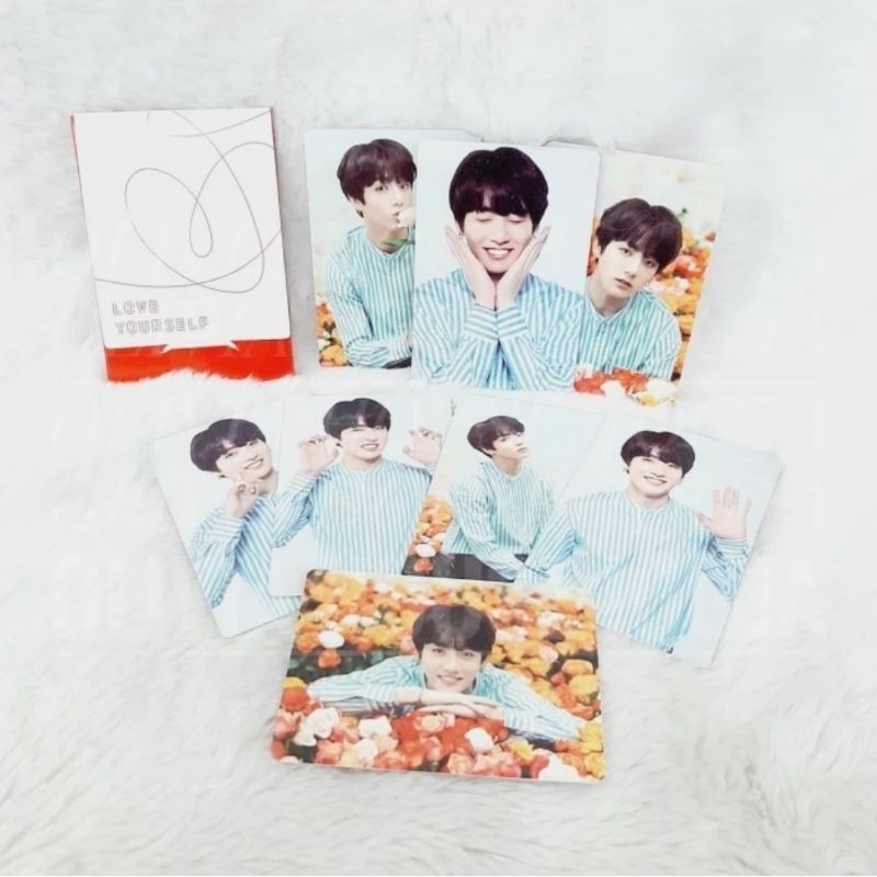 Photocard Jungkook BTS Love Yourself Passport Cream Mini Photocard BTS Passport Jungkook Cream
