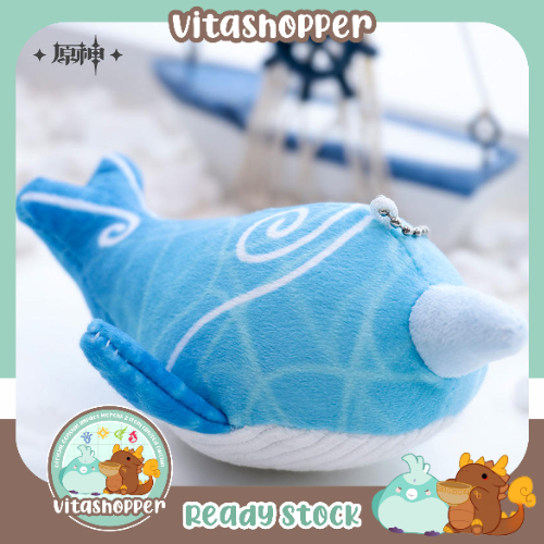 Ready Stock - Genshin Impact Childe Whale Keychain Plushie