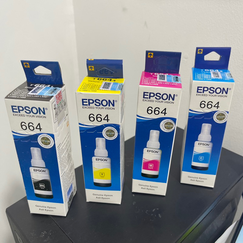 Epson Tinta Cartridge T 664 for L120, L220, L360, L1300