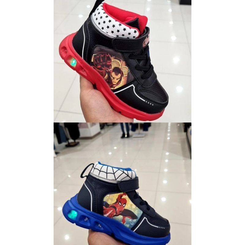 DISNEY X NEVADA - Sepatu Anak Karakter Avenger Spiderman Size 25-30