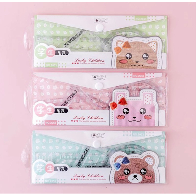 

Penggaris Set isi 4 Lengkap