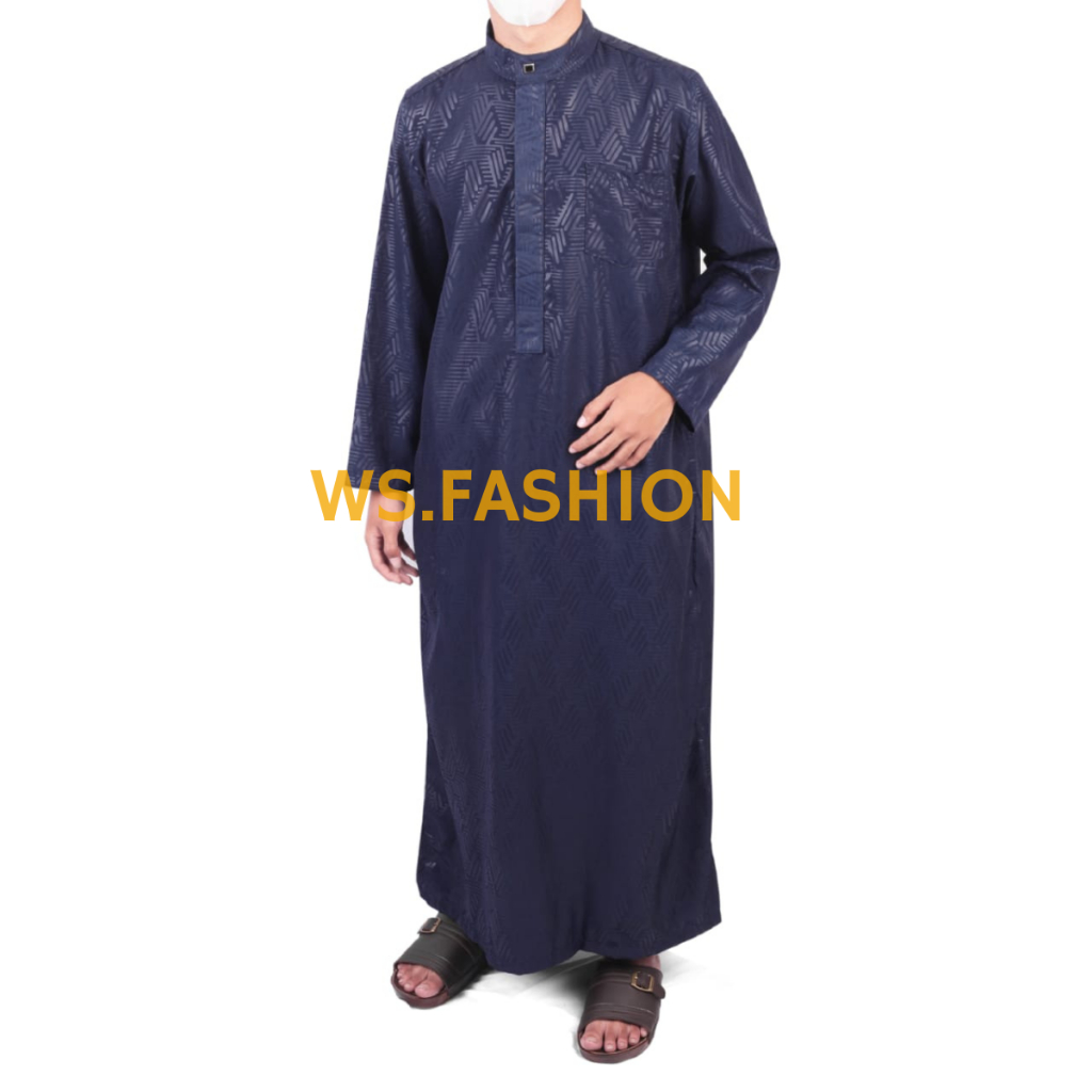 Jubah Gamis / Gamis Habib Pria Gamis Jubah Embos Bahan Tebal
