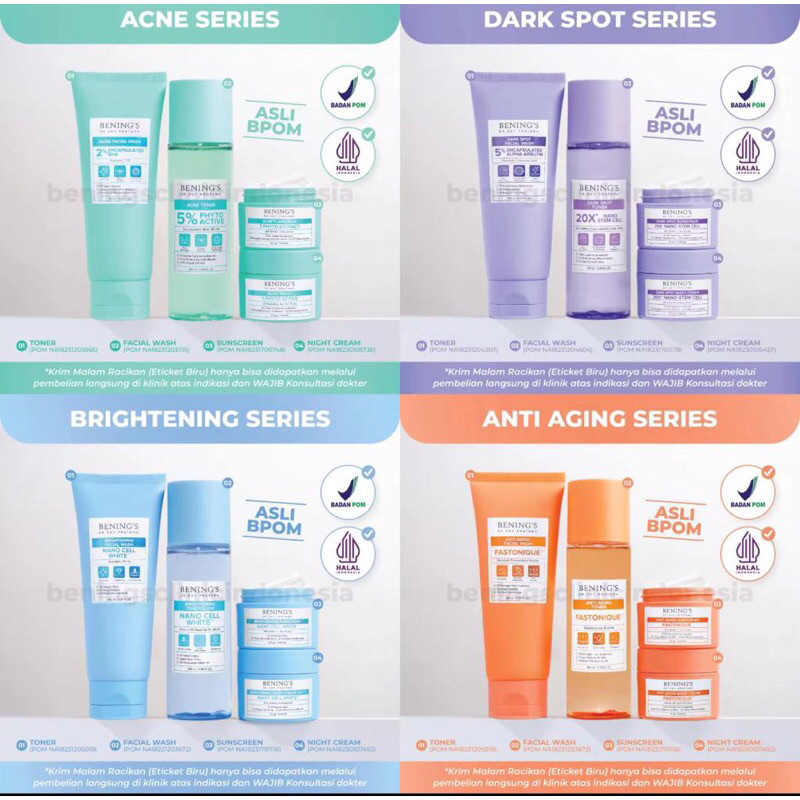BENING'S PROMO PAKET BENINGS CLINIC NEW PACKAGING