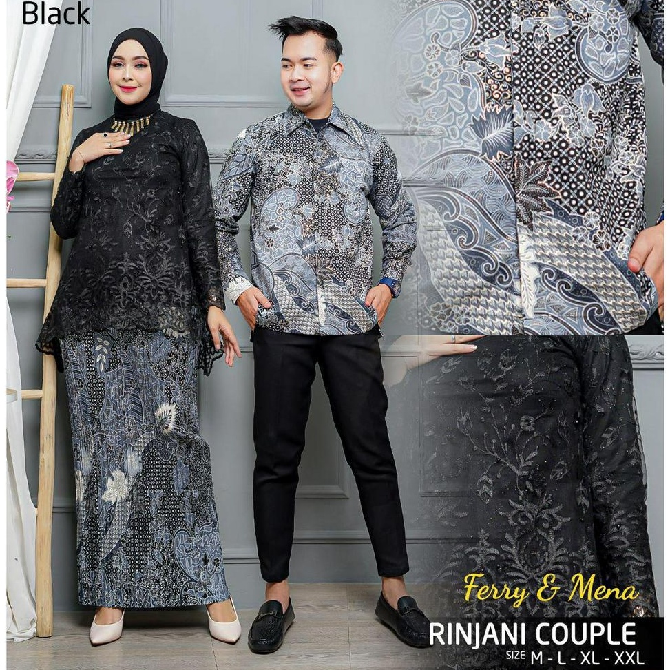 NEW Set couple kebaya rinjani tille blouse azkia Baju akad dan tunangan Baju kondangan pernikahan