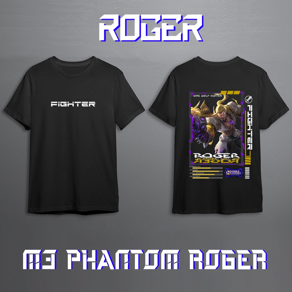 KAOS HERO ROGER FIGHTER FULL SKIN KEREN