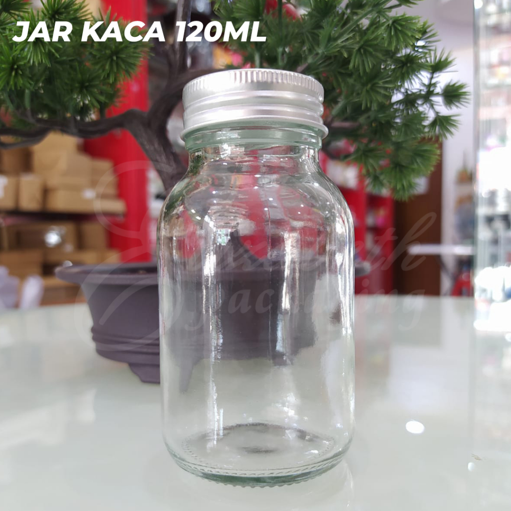 Botol Jar Kaca 120ml