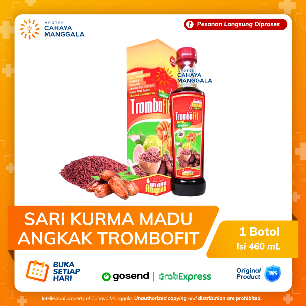 

SARI KURMA MADU ANGKAK TROMBOFIT 460 gr