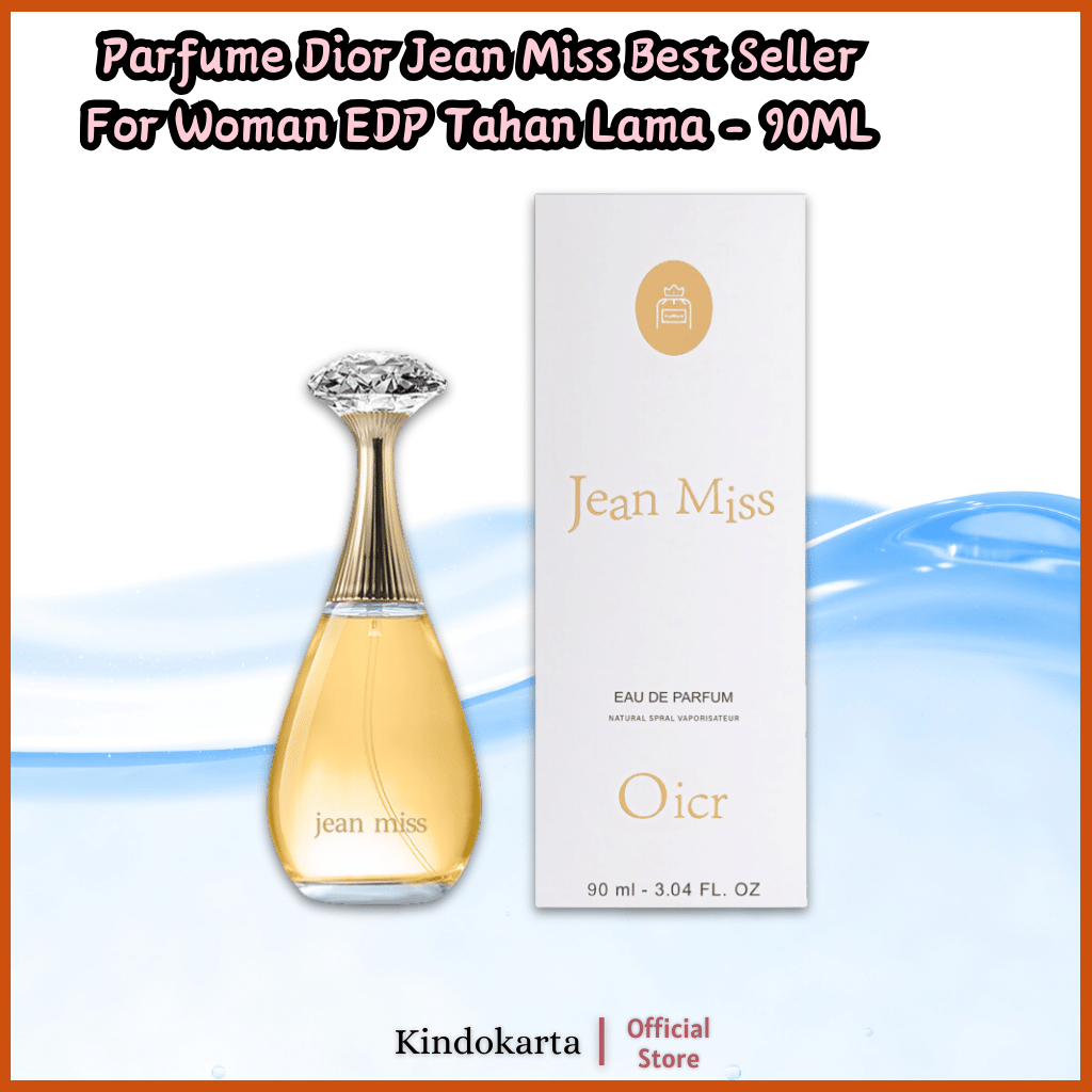 [Bisa COD] Parfum Dior Jean Miss J' Dore Wanita EDP Tahan Lama dan Wangi Segar, Lembut Mewah dan Fem