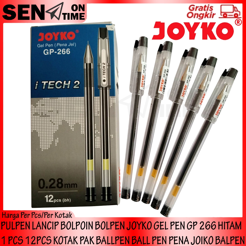 

PEN PENA JOIKO GP266 PULPEN JOYKO GP-266 FRODO 0.28 MM BALLPEN CABUT BALL BOLPEN HITAM black BALPEN BALPOINT BALPOIN PULPEN TULIS MENULIS DI KERTAS PAPER BOLPOIN PERLENGKAPAN SEKOLAH SCHOLL KERJA KANTOR