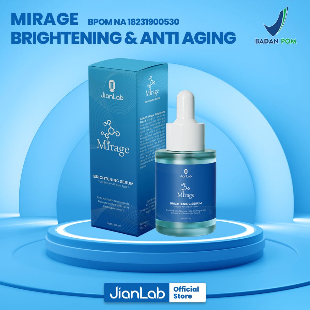 Jianlab Mirage | Brightening & Anti Aging | Niacinamide, Collagen, Fruit Extract BPOM
