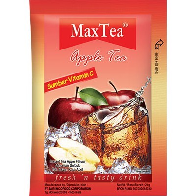 

Apple Tea Max Tea Instant Drink 10 Sachet 25gr