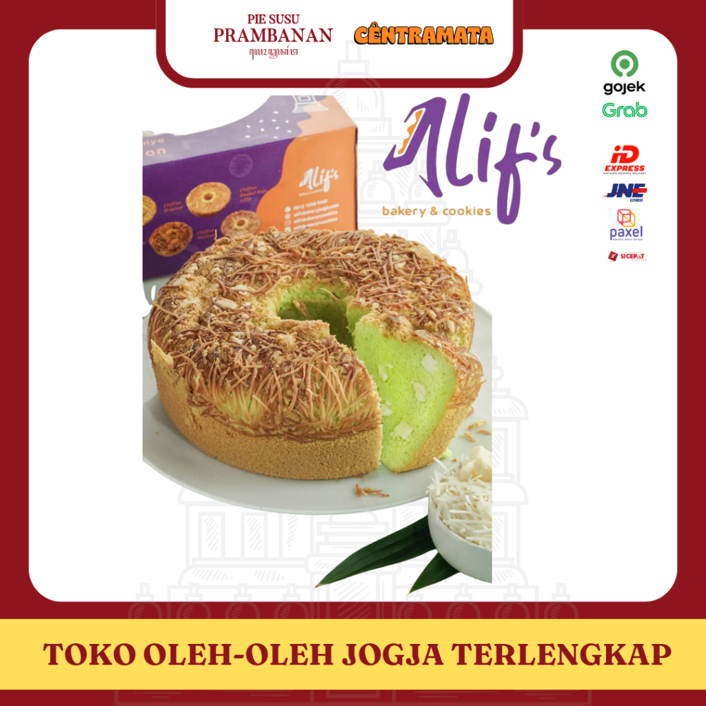 

Chiffon Alif Pandan Double Keju | Oleh-Oleh khas Jogja