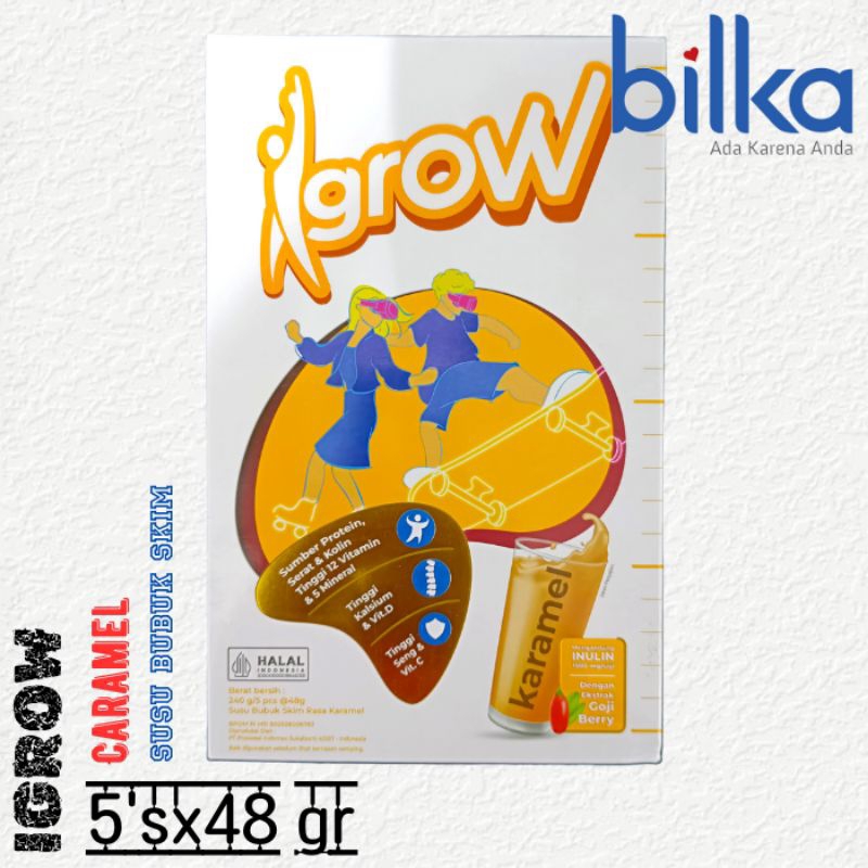 

IGROW Susu Bubuk Skim Karamel 240gr