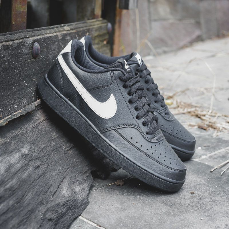 NIKE COURT VISION BLACK WHITE