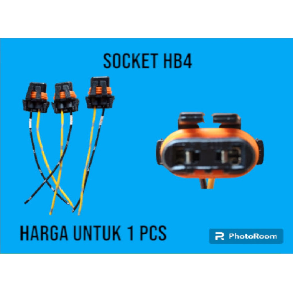 Soket foglamp Hb3/ HB4/  Socket lampu kabut mobil/ socket lampu mobil/ colokan lampu mobil/ connecto