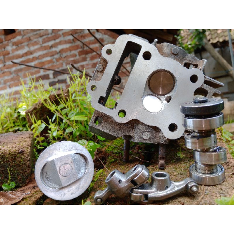 paket head bore up kaze, blitz, athlete, ksr, klx110 , zx 130 rubah klep 25x22, 26x23, 27x24, 28x24