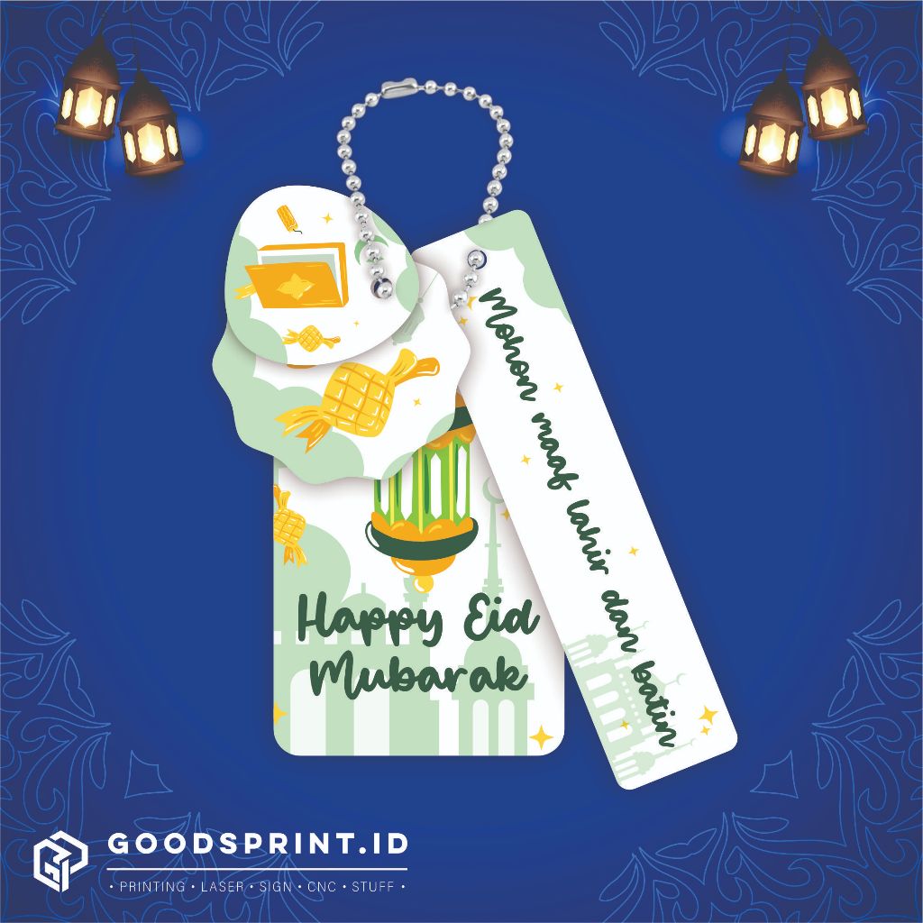 

HANGTAG IDUL FITRI 4in1 Gantungan Hiasan Hampers Lebaran Hang Tag EID