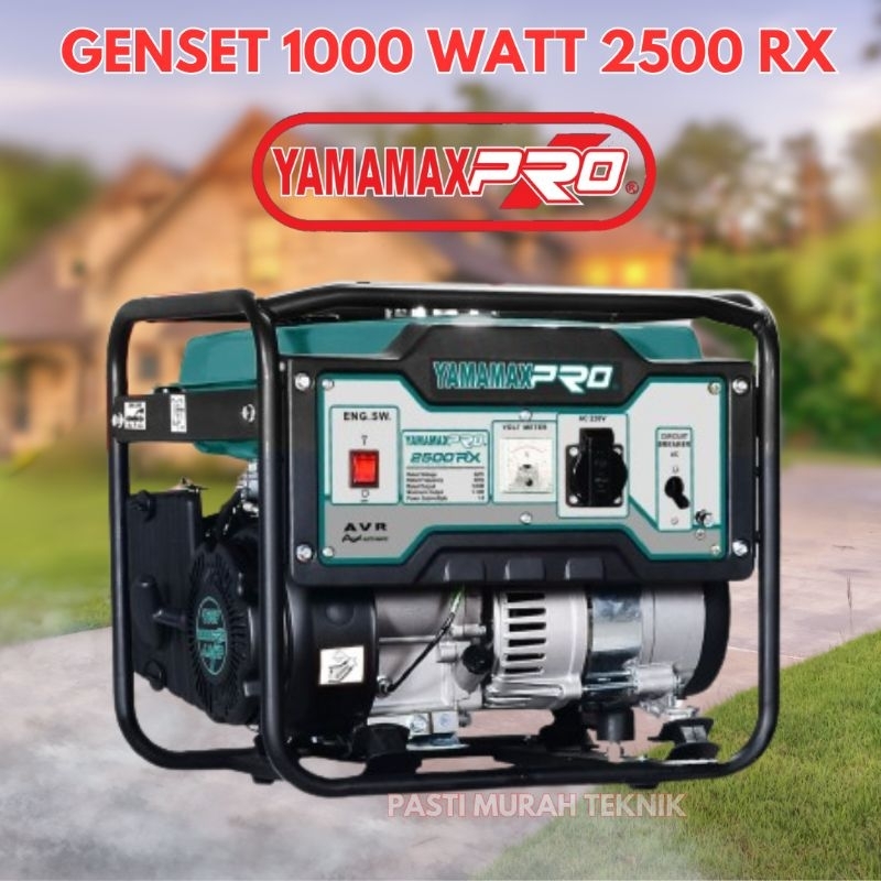 YAMAMAX PRO 2500RX Genset 1000 Watt 4Tak Genset Listrik Mesin Generator