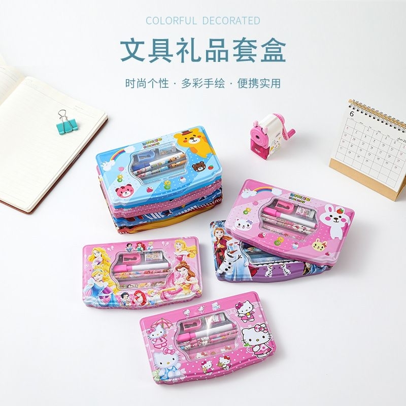 

Dalingshop Tempat Pensil Set kotak pensil Set Kaleng karakter anak bahan import kualitas premium kotak pensil / Pencil Case