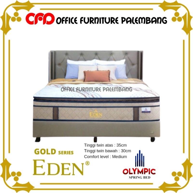 springbed olympic gold EDEN matras kasur spring bed pocket spring euro pillow top