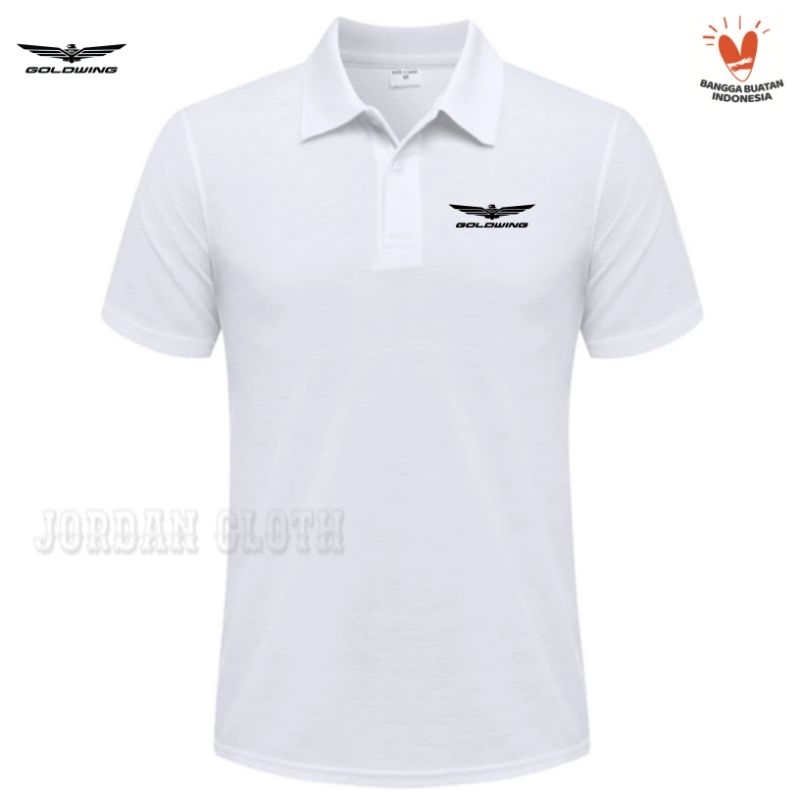 Polo shirt Tshirt Kaos Kerah Honda Goldwing