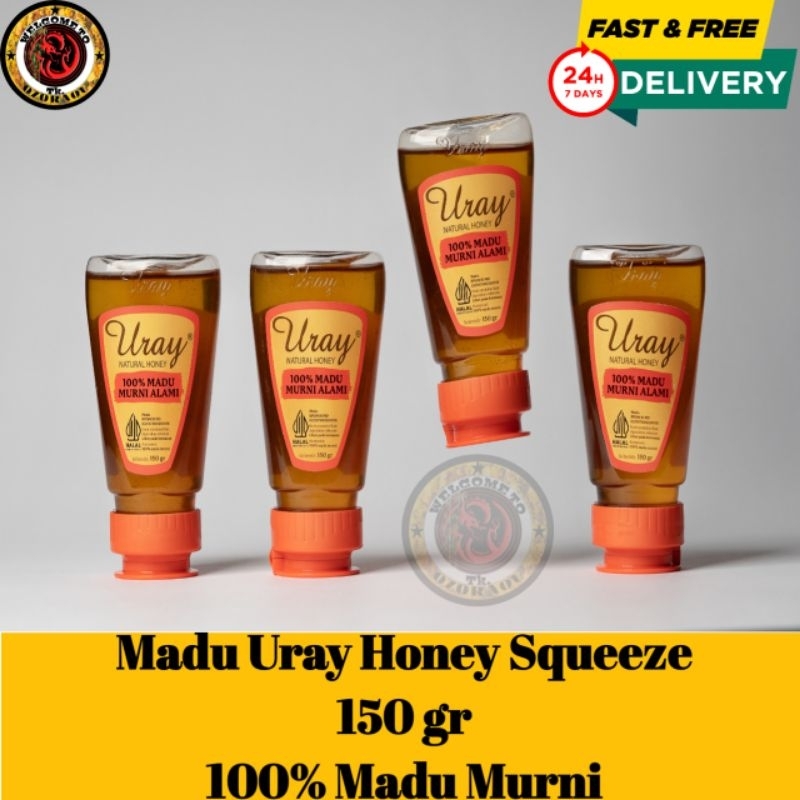 

Madu Uray Honey Squeeze 150 gr - Asli Madu Murni