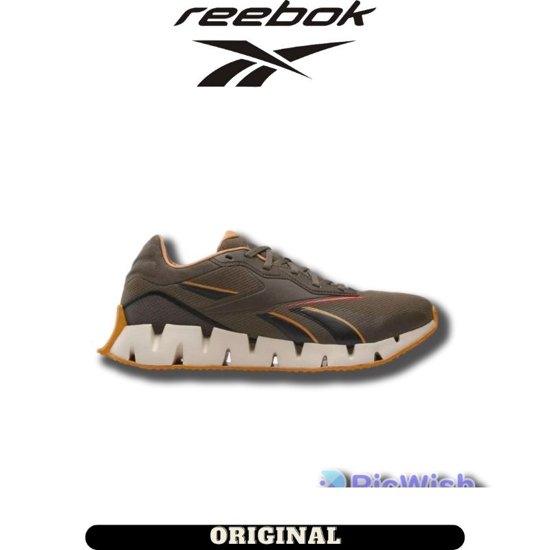 Sepatu Reebok Zig Dynamica 4 Unisex Pure Grey ( 100033393 ) Original