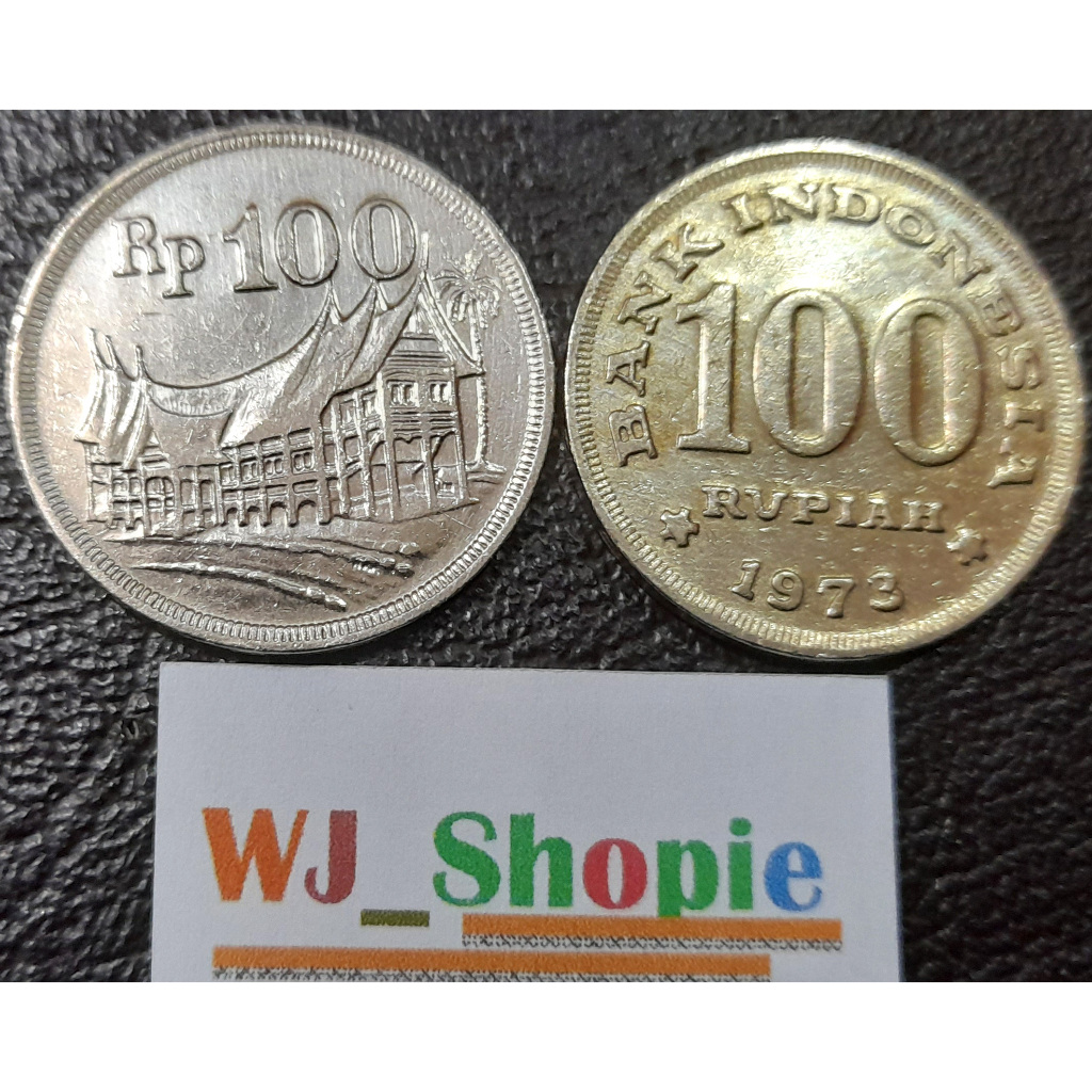 Uang Kuno 100 rupiah koin tebal 1973