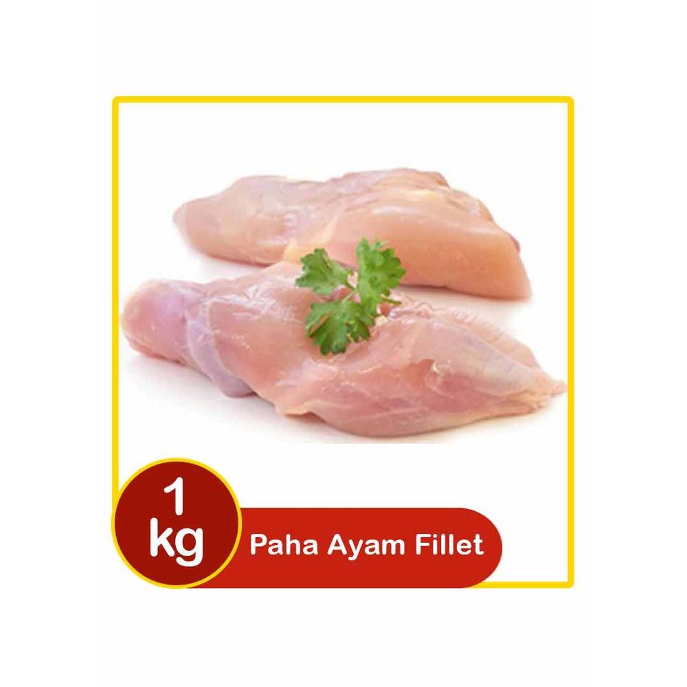 

PAHA AYAM FILLET / BONELESS Tanpa Kulit Tanpa Tulang 1 KG