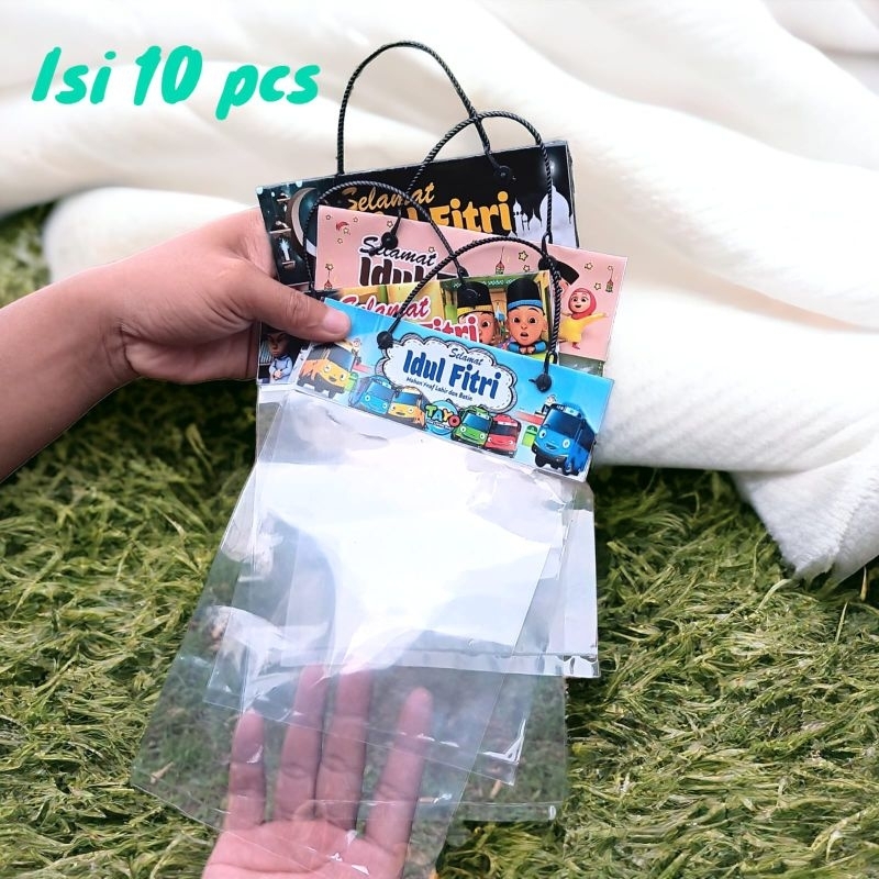 

{10pcs} plastik snack Lebaran idul fitri / plastik snack ramadhan / tas snack idul fitri