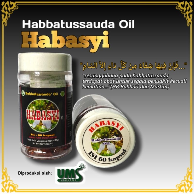 Minyak Habbatussauda Habbasyi UMS 60 Kapsul