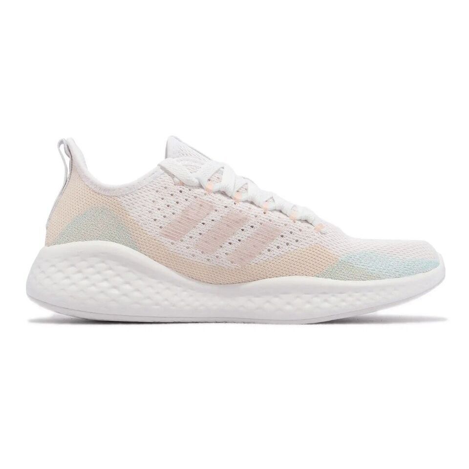 Sepatu Running Adidas Fluidflow 2.0 Off White Pink Orange Color - GW4015