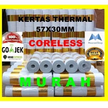 

Kertas Struk Thermal Paper Rol 57x30 58x30 Termal EDC Thermal Printer Mini Bluetooth