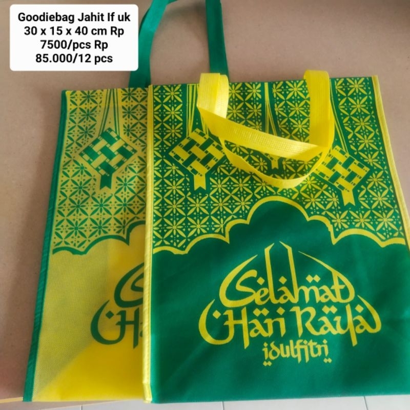 

Goodiebag Spoundbond Jahit edisi Idul Fitri ukuran Folio
