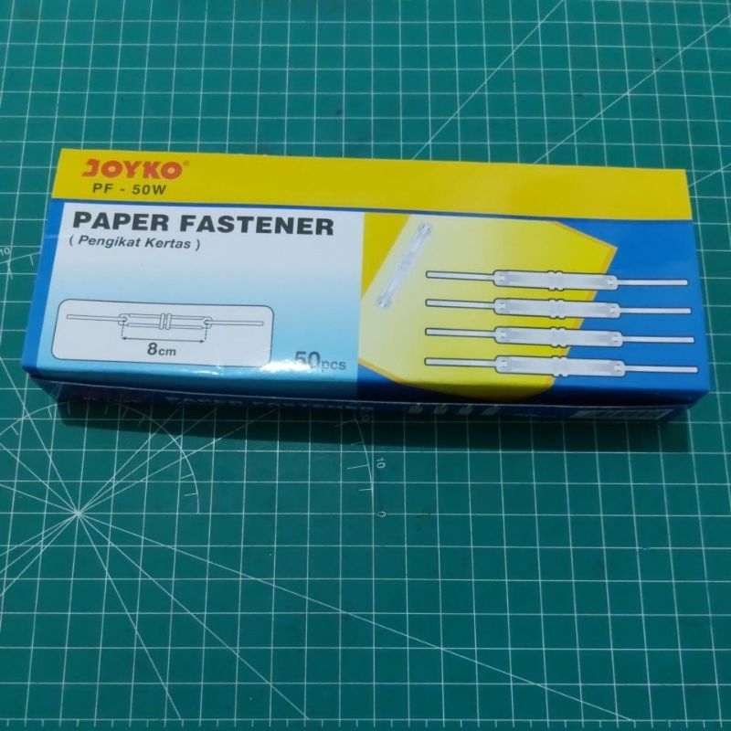 

Acco plastik paper fastener putih JOYKO PF-50W / Pengikat kertas