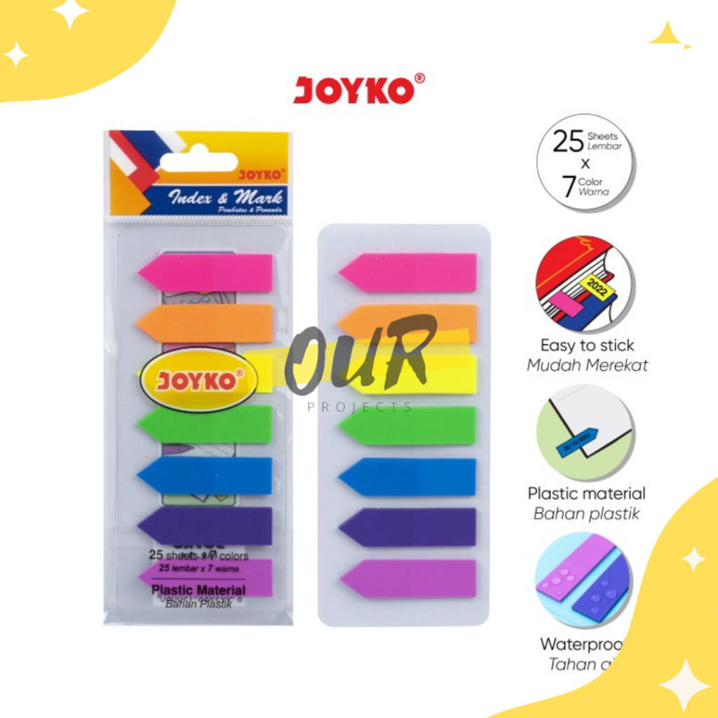 

INDEX MARK- PEMBATAS/ PENANDA WARNA PASTEL JOYKO [Our_projects]