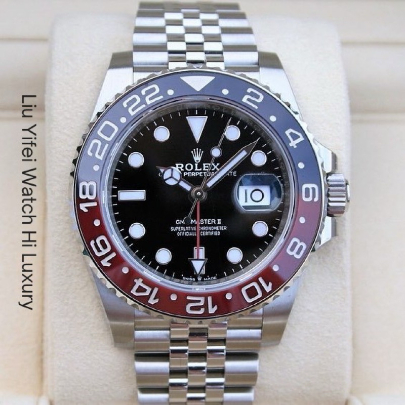 Jam Rolex GMT MASTER II Pepsi 126710BLRO Cerachrom ARF V3 3285 SWISS
