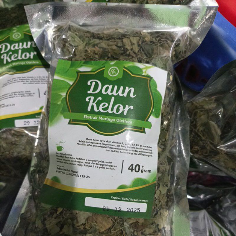 

Daun kelor 40gr Ekstrak Moringa Oleifera / Daun Kelor Kering