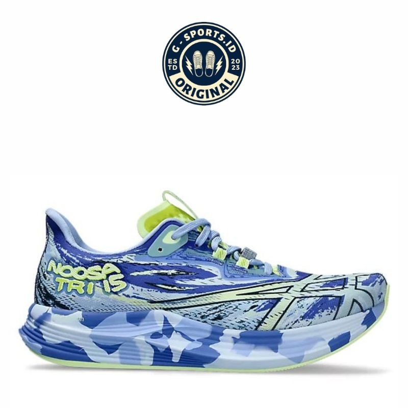 Sepatu Lari Wanita Asics Noosa Tri 15 Sapphire/Illuminatie Yellow ORIGINAL