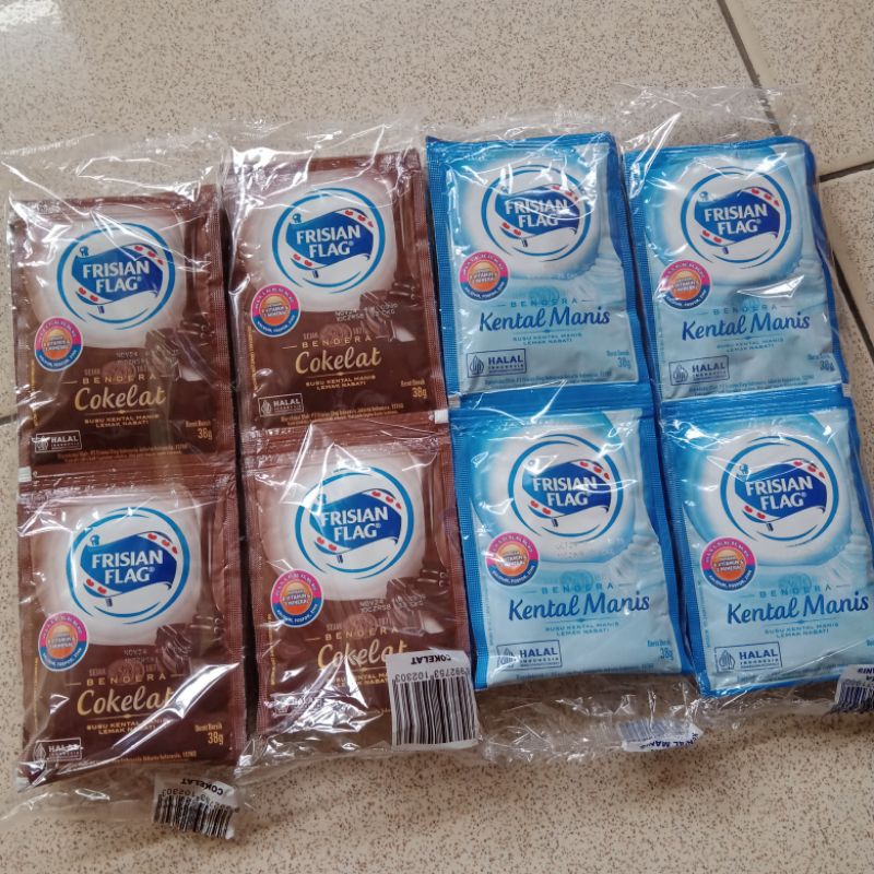 

Susu Kental Manis Bendera renceng (6 sachet)