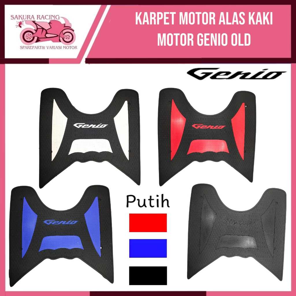 Karpet motor Honda Genio alas kaki karpet genio stepfloor karpet genio
