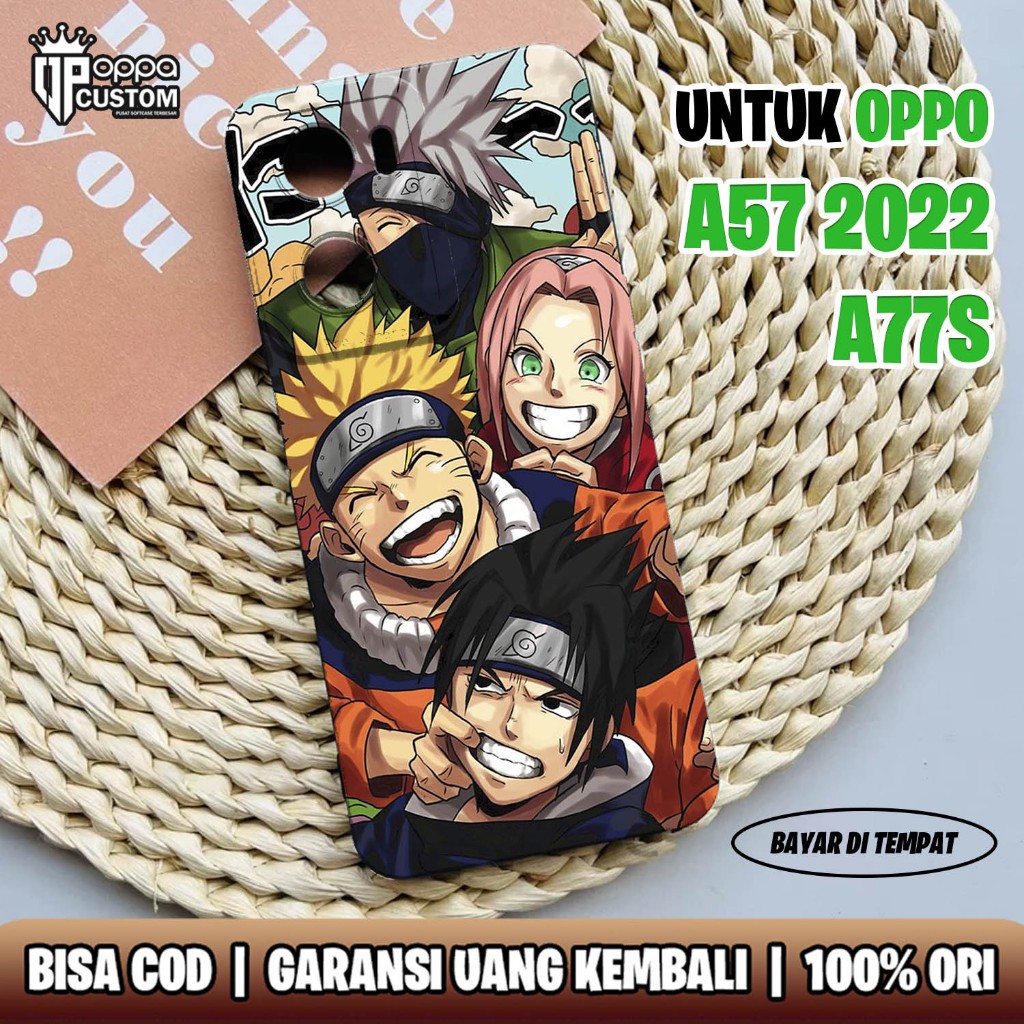 Case Hp Oppo A57 2022 TERBARU (4G) / A77S 2022 - Case Motif [ ANIME NARUTO ] - Casing Hp Oppo A57 4G