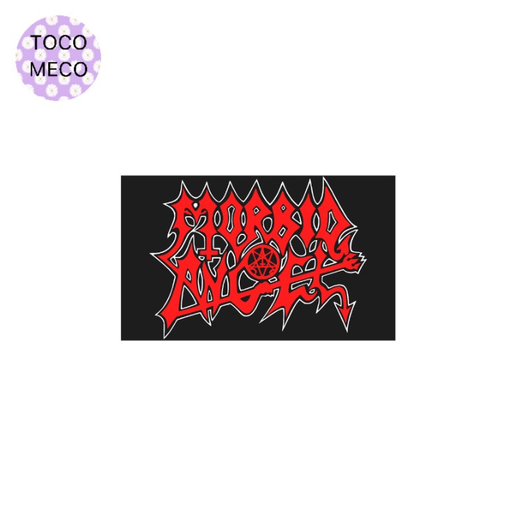 

sticker band MORBID ANGEL logo stiker death metal