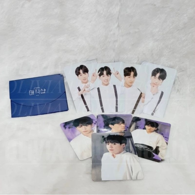 Photocard Jungkook BTS 5th Muster 2019 Landscape Mini Photocard BTS 5th Muster Jungkook Navy