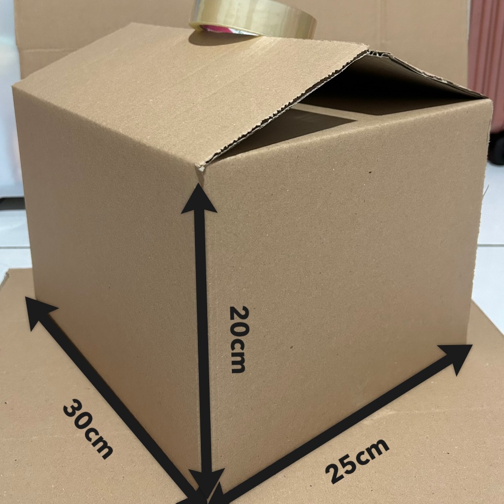 

Kardus baru uk 30x25x20 cm