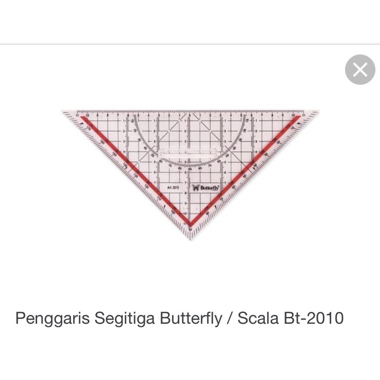 

Jual penggaris segitiga pegangan butterfly bt 21 IHI